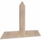Ekena Millwork Portland Smooth Timber Gable Bracket, Douglas Fir, 48"W x 30"H x 1 1/2"D x 5 1/2"F, 15/12 Pitch GBW048X30X0206POR00SDF - alternate 4